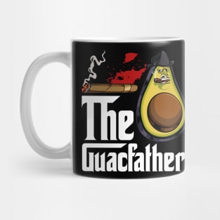 Avocado - The Guacfather - Funny Guacamole Pun Mug